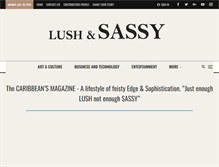 Tablet Screenshot of lushandsassy.com